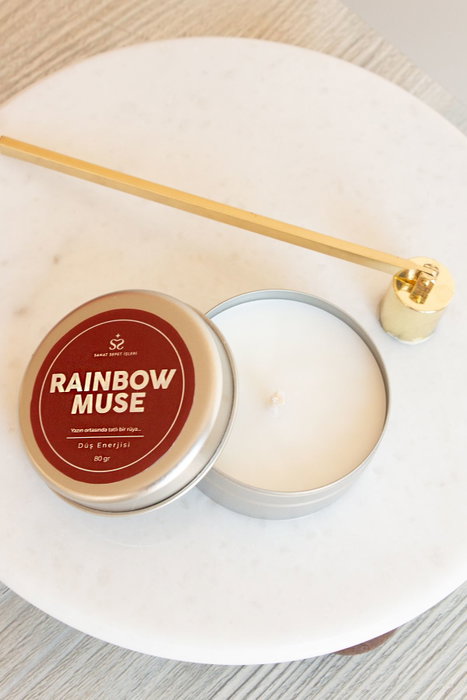 Aberto Design Rainbow Muse Vela de Cera de Soja Multicolor Aberto Design Rainbow Muse Vela de Cera de Soja Multicolor
